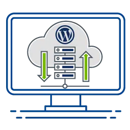 WordPress website server migration services icon